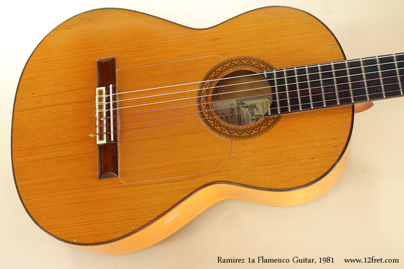 Ramirez ia Flamenco Guitar 1981 top