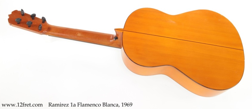 Ramirez 1a Flamenco Blanca, 1969 Full Rear View