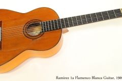 Ramirez 1a Flamenco Blanca Guitar, 1969   Full Front View