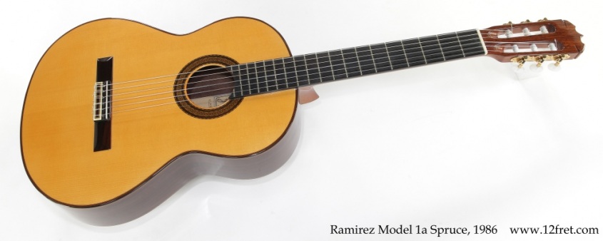 Ramirez Model 1a Spruce, 1986 Full Front View