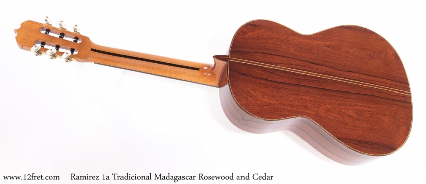 Ramirez 1a Tradicional Madagascar Rosewood and Cedar Full Rear View