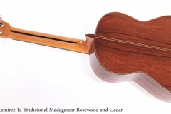 Ramirez 1a Tradicional Madagascar Rosewood and Cedar Full Rear View