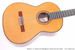 Ramirez 1a Tradicional Madagascar Rosewood and Cedar Top View