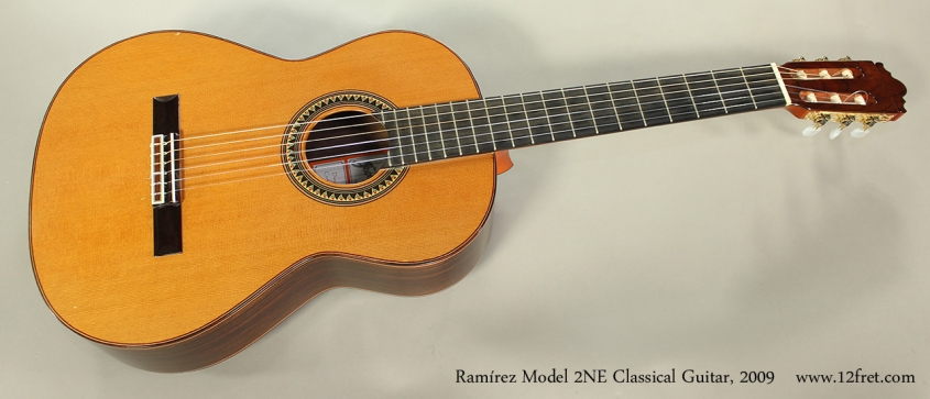 Ramírez Model 2NE Classical Guitar, 2009 Full Front View