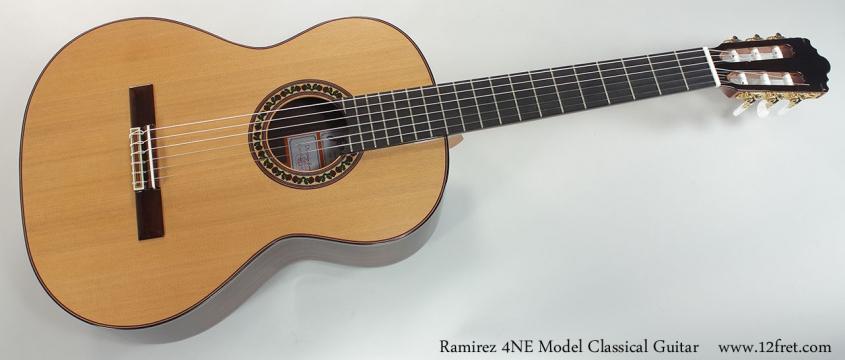 Ramirez 4NE Model Classical Guitar Full Front VIew