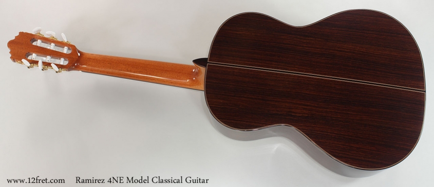 Ramirez 4NE Model Classical Guitar Full Rear View
