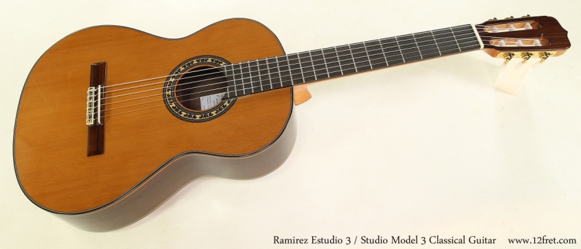 Ramirez Estudio 3 / Studio 3 Classical Guitar Full Front View