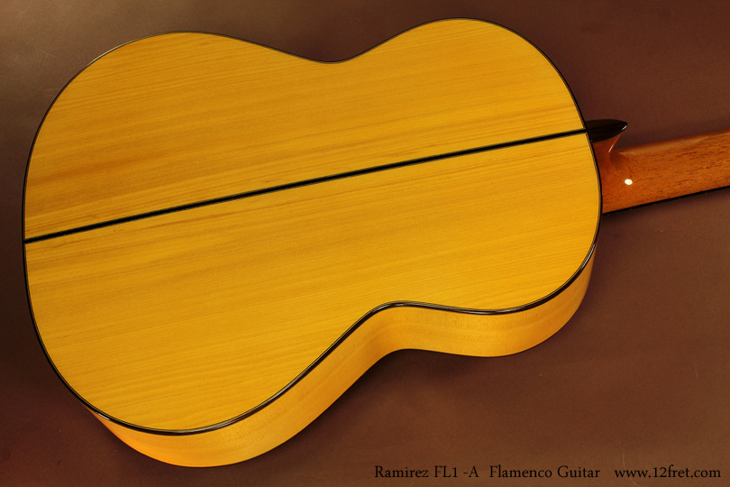 Ramirez FL1 Flamenco Guitar back