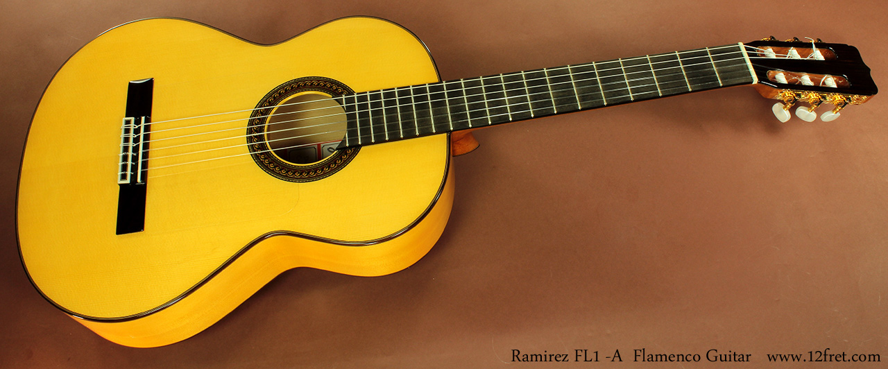 Ramirez FL1 Flamenco Guitar full front view