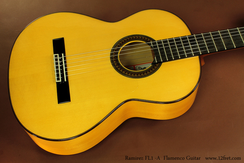 Ramirez FL1 Flamenco Guitar top