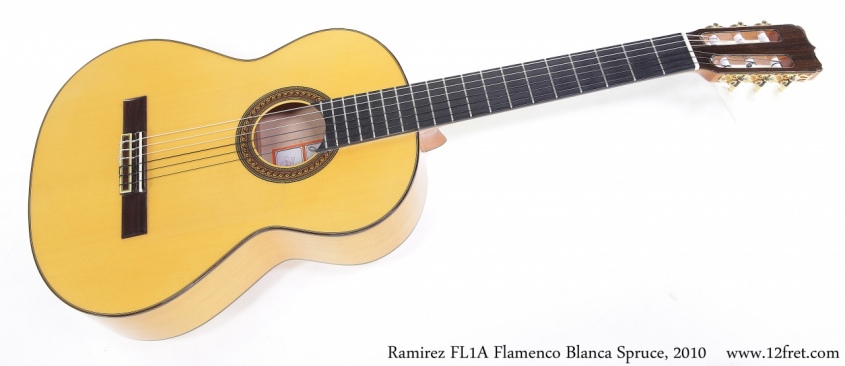 Ramirez FL1A Flamenco Blanca Spruce, 2010 Full Front View