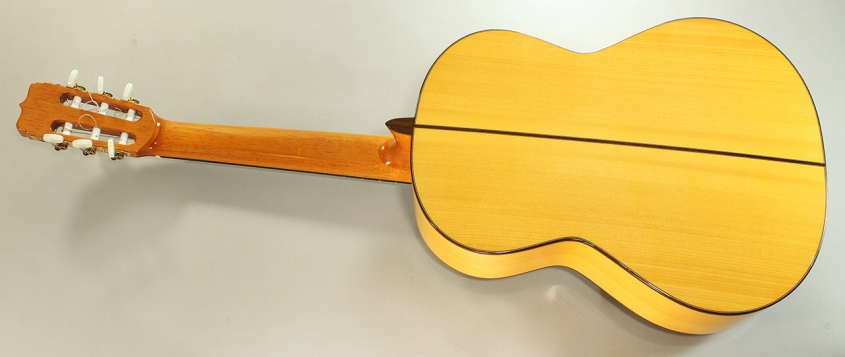 Ramirez Fl1a Flamenco Guitar, 2013 Full Rear View