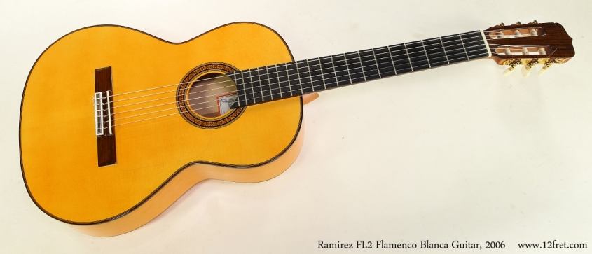 Ramirez FL2 Flamenco Blanca Guitar, 2006   Full Front View