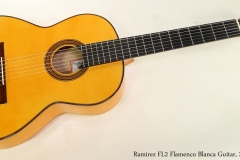 Ramirez FL2 Flamenco Blanca Guitar, 2006   Full Front View