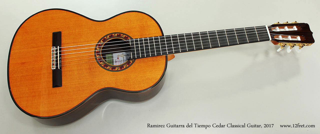 Ramirez Guitarra del Tiempo Cedar Classical Guitar, 2017 Full Front View