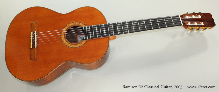 Ramirez R2 Classical Guitar, 2003 Full Front View