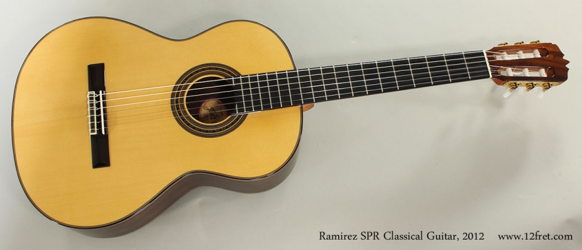 Ramirez SPR Classical Guitar, 2012 Full Front View