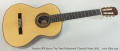 Ramirez SPR Spruce Top 'Semi Professional' Classical Guitar, 2012 Full Front View