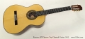 Ramirez SPR Spruce Top Classical Guitar, 2012 Full Front View