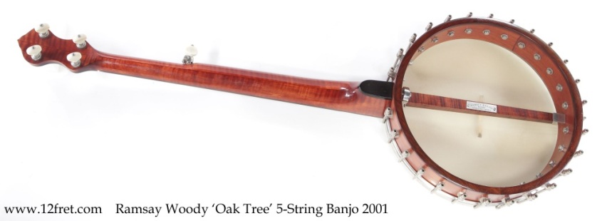 Ramsay Woody 'Oak Tree' 5-String Banjo 2001 Full Rear View