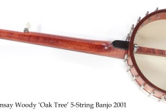 Ramsay Woody 'Oak Tree' 5-String Banjo 2001 Full Rear View