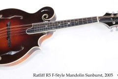 Ratliff R5 F-Style Mandolin Sunburst, 2005 Full Front View