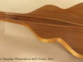 Rayco Hawaiian Weissenborn Style Guitar 2014 full rear view