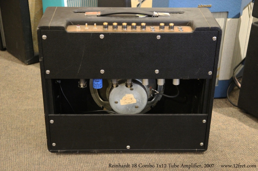 Reinhardt 18 Combo 1x12 Tube Amplifier, 2007 Full Rear View