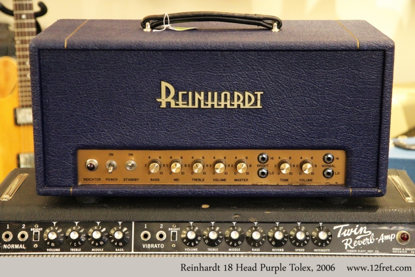 Reinhardt 18 Head Purple Tolex, 2006 Full Front View