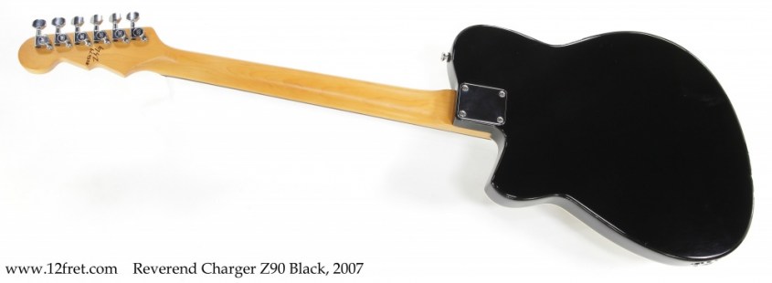 Reverend Charger Z90 Black, 2007 Full Rear View