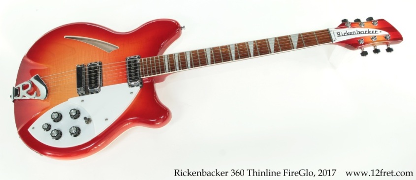 Rickenbacker 360 Thinline FireGlo, 2017 Full Front View