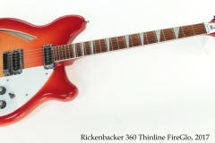 Rickenbacker 360 Thinline FireGlo, 2017 Full Front View