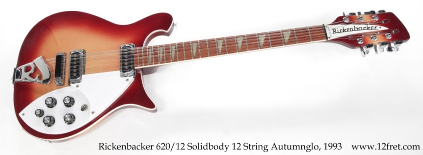 Rickenbacker 620/12 12 String Solidbody Autumnglo, 1993 Full Front View