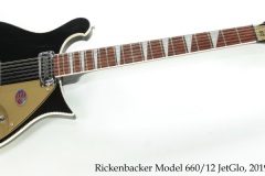 Rickenbacker Model 660/12 JetGlo, 2019 Full Front View