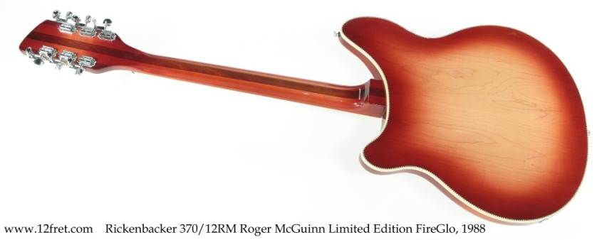 Rickenbacker Roger McGuinn Limited Edition 370/12RM FireGlo, 1988 Full Rear View