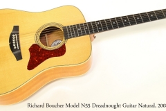 Richard Boucher Model N55 Dreadnought Guitar Natural, 2008 Full Front View