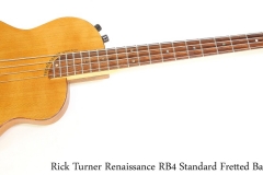 Rick Turner Renaissance RB4 Standard Fretted Bass, 1999  Full Front View