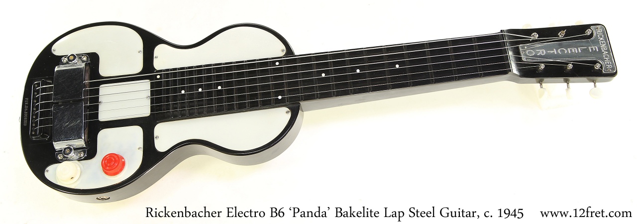 Rickenbacher Electro B6 'Panda' Lap Steel, c. 1945 - The Twelfth Fret