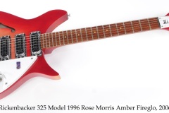 Rickenbacker 325 Model 1996 Rose Morris Amber Fireglo, 2006  Full Front View