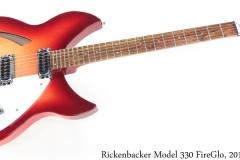 Rickenbacker Model 330 FireGlo, 2014 Full Front View