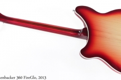 Rickenbacker 360 FireGlo, 2013 Full Rear View