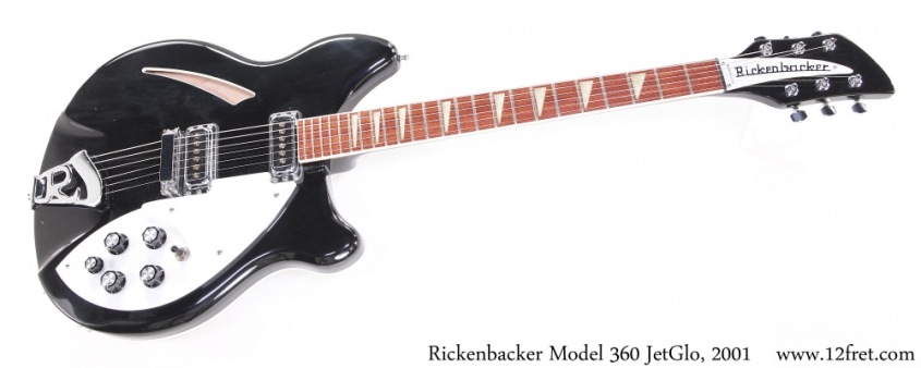 Rickenbacker Model 360 JetGlo, 2001 Full Front View