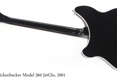 Rickenbacker Model 360 JetGlo, 2001 Full Rear View