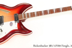 Rickenbacker 381/12V69 Fireglo, 2012 Full Front View