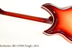 Rickenbacker 381/12V69 Fireglo, 2012 Full Rear View