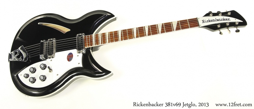 Rickenbacker 381v69 Jetglo, 2013 Full Front View