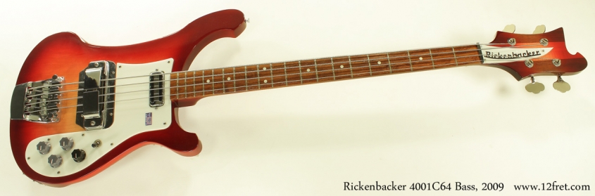 Rickenbacker 4001 c64 Fireglo Bass 2009 full front view
