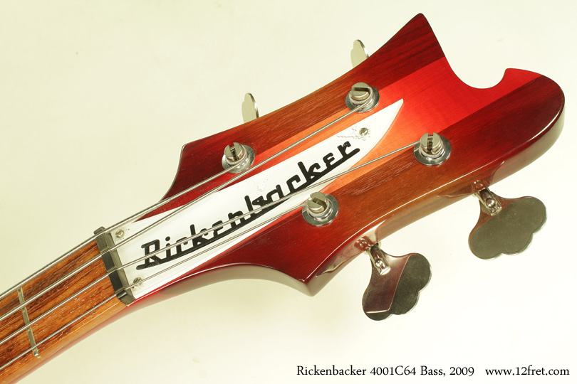 Rickenbacker 4001 c64 Fireglo Bass 2009 head front