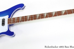 Rickenbacker 4003 Bass Blue Burst, 2007    Full Front View