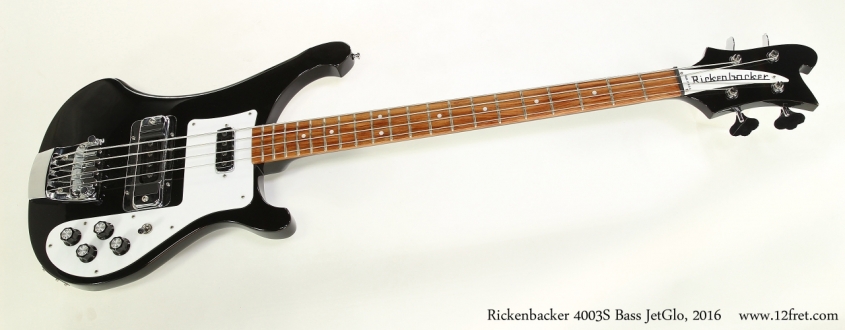 Rickenbacker 4003S Bass JetGlo, 2016  Full Front View
